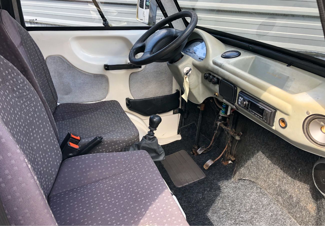 Photo Bellier Camion Blanc - Intérieur