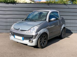 Photo Aixam Scouty décapotable gris - Mise en avant