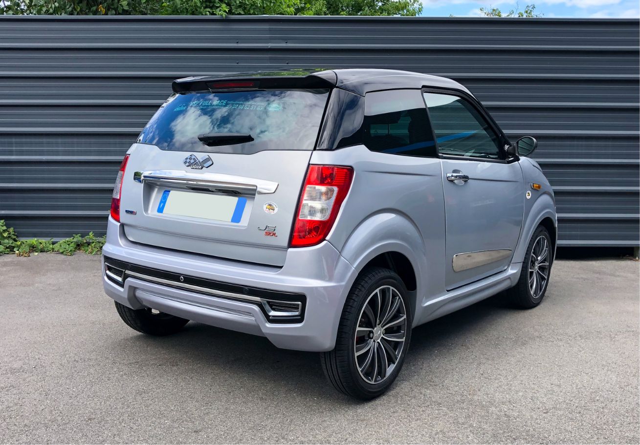 Ligier JS50 L Gris clair - Photo arrière