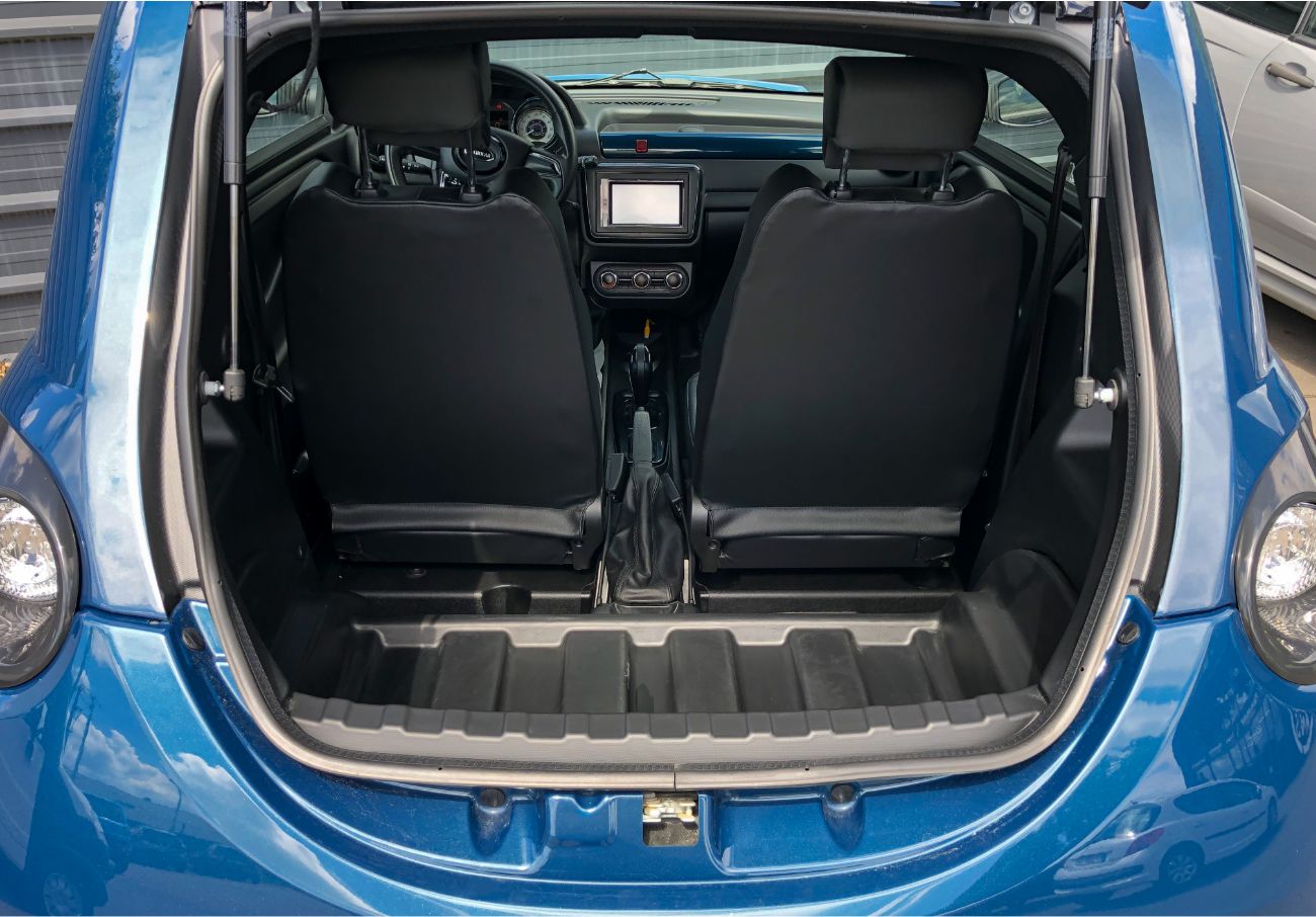 Photo Microcar Dué Bleu moteur Progress - Coffre